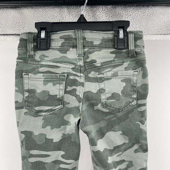 Cat & Jack Girls Green Camo Jeggings Size 5, Mid-Rise Ultimate Stretch - Picture 8 of 13